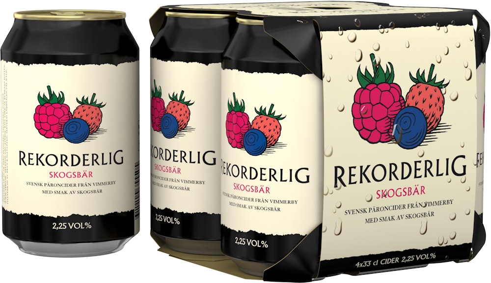 Rekorderlig Cider Skogsbär 2,25% 4x