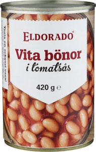 Eldorado Vita Bönor i Tomatsås 420g Eldorado