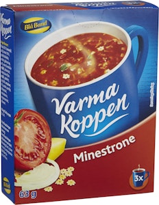 Blå Band Soppa Minestrone 3x2dl Varma Koppen
