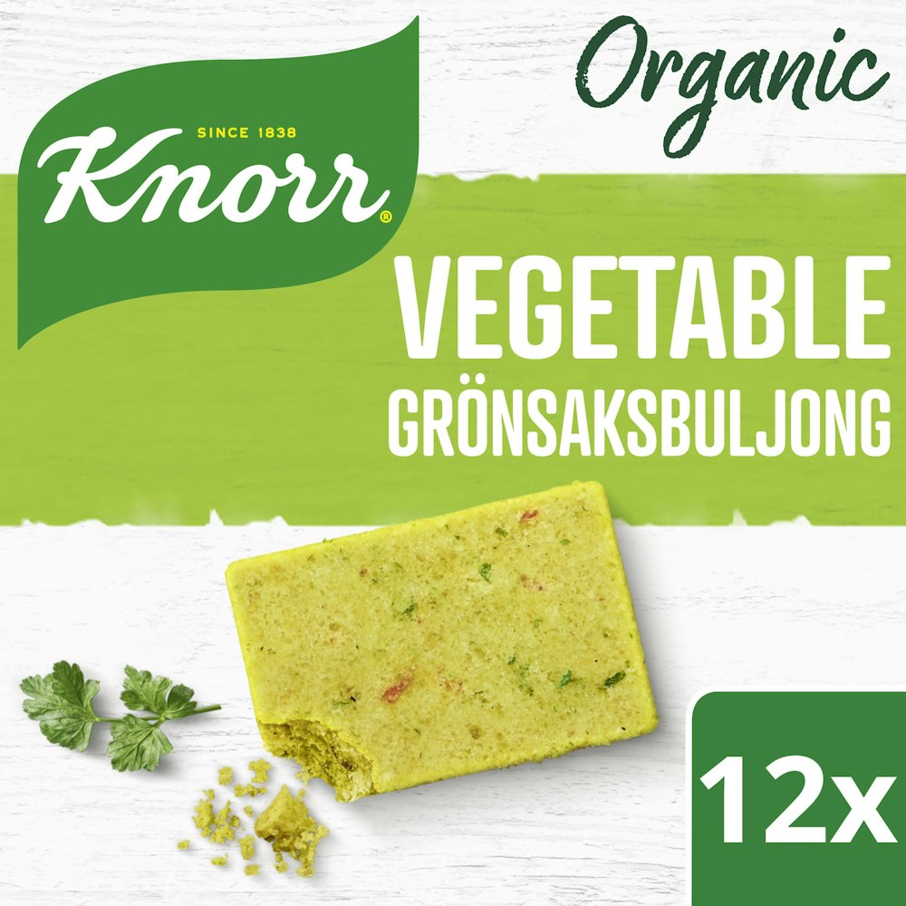 Knorr Grönsaksbuljong EKO 12-p Knorr