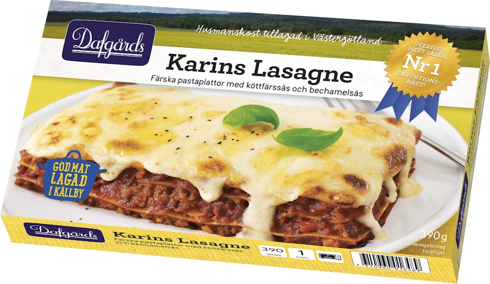 Dafgårds Karins Lasagne Fryst Dafgård