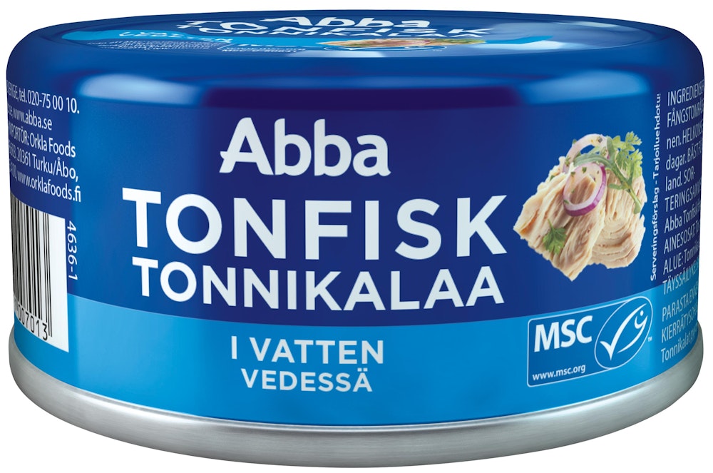 Abba Tonfisk Filébitar i Vatten MSC 200g Abba
