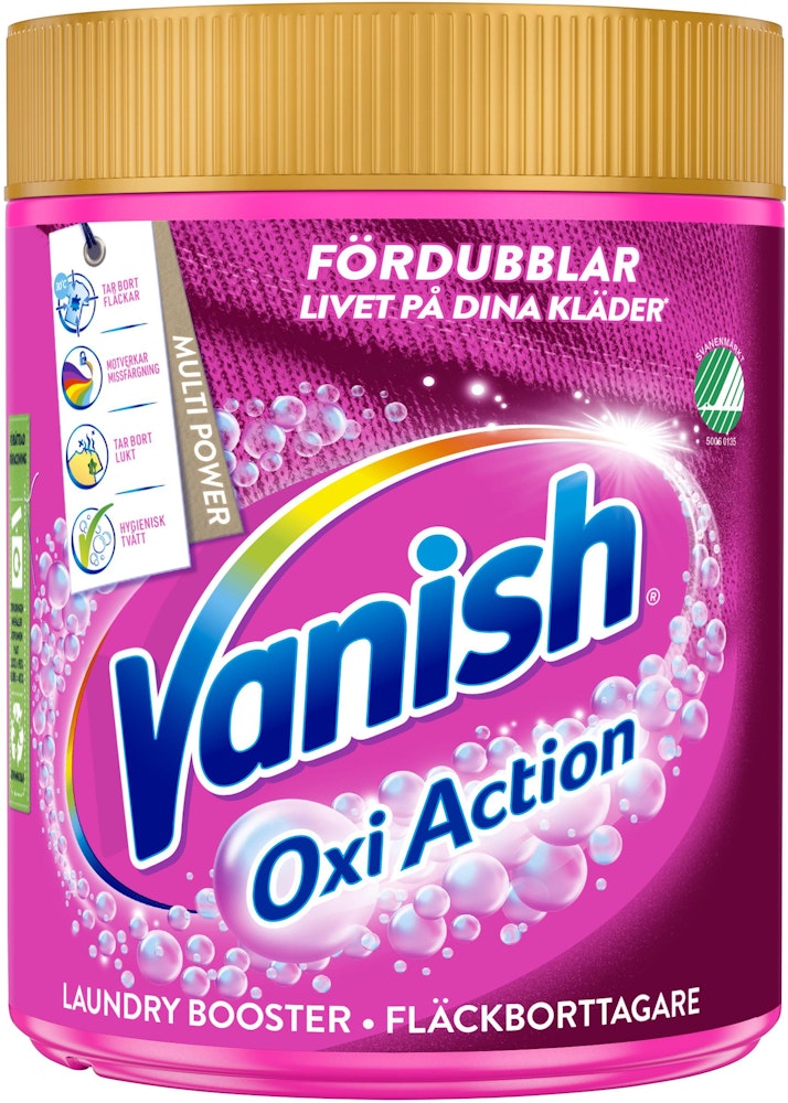 Vanish Fläckborttagning Oxi Action Gold 470g Vanish