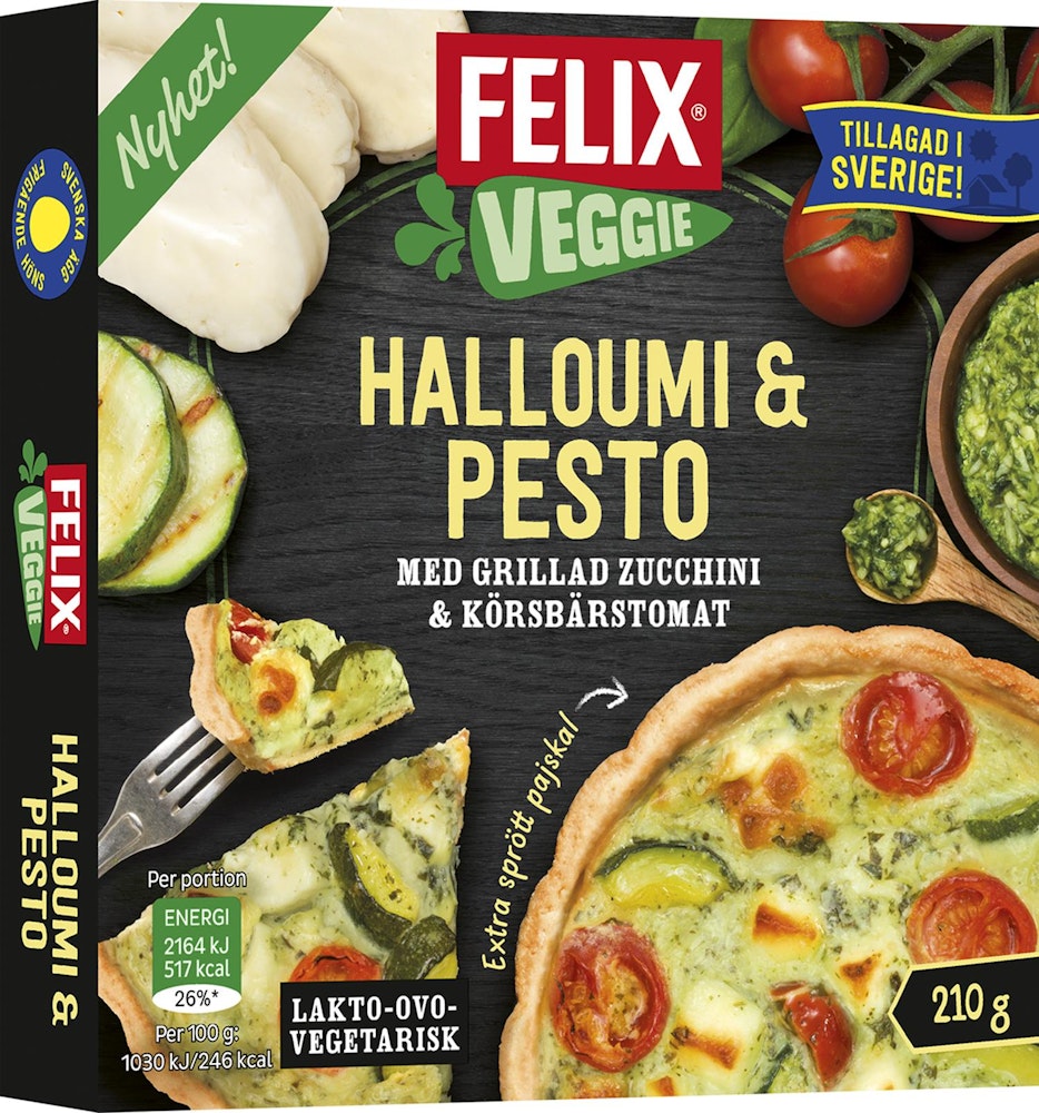 Felix Paj Veggie Halloumi & Pesto Fryst Felix