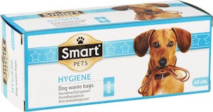 Smart Pets Hundbajspåsar med Knythandtag 45-p Smart Pets