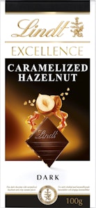Lindt Excellence Chokladkaka Caramelized Hazelnut 100g Lindt