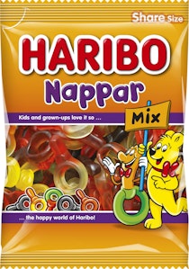 Haribo Nappar Mix 170g Haribo