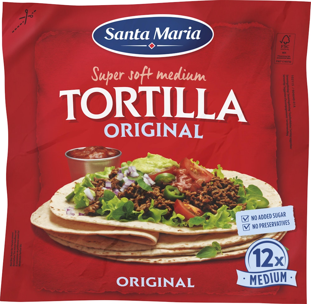 Santa Maria Tortillas Medium 12-p Santa Maria