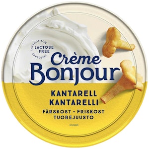 Creme Bonjour Färskost Kantarell 25% Laktosfri 100g Crème Bonjour