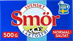 Svenskt Smör från Arla Smör Normalsaltat Laktosfritt 82% 500g Svenskt Smör från Arla