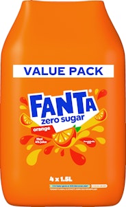 Fanta Orange Zero 4x1,5L