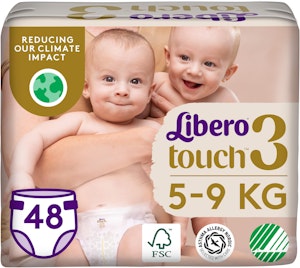 Libero Blöjor Touch(3) 5-9kg 48-p Libero