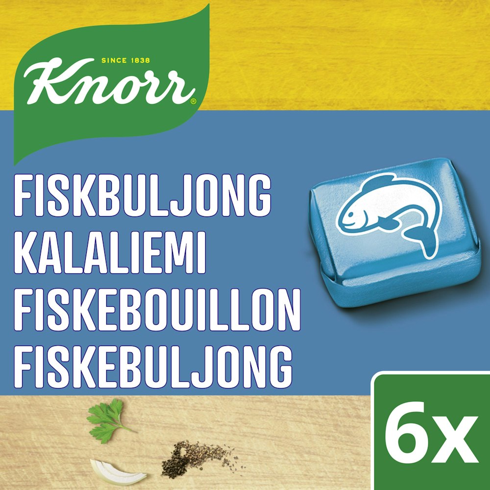 Knorr Fiskbuljong 6-p Knorr