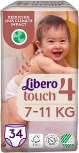 Libero Byxblöja Touch (4) 7-11kg 34-p Libero