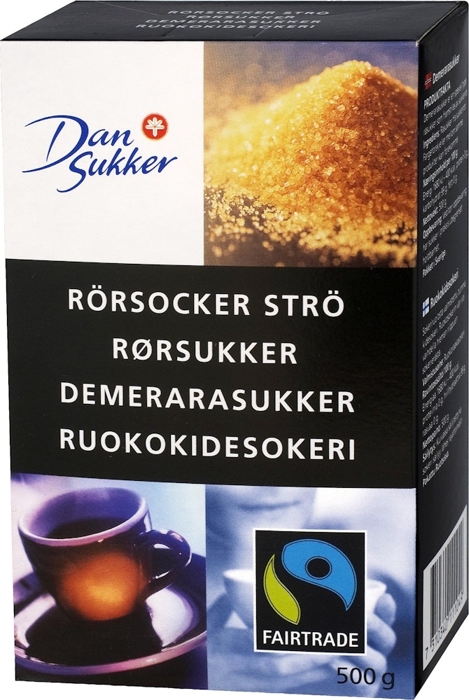 Dan Sukker Rårörsocker Strö Fairtrade Dansukker