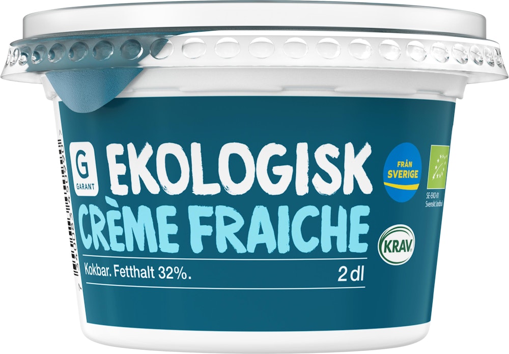 Garant Crème Fraiche EKO/KRAV 32% 2dl Garant