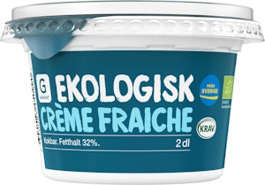 Garant Crème Fraiche EKO/KRAV 32% 2dl Garant