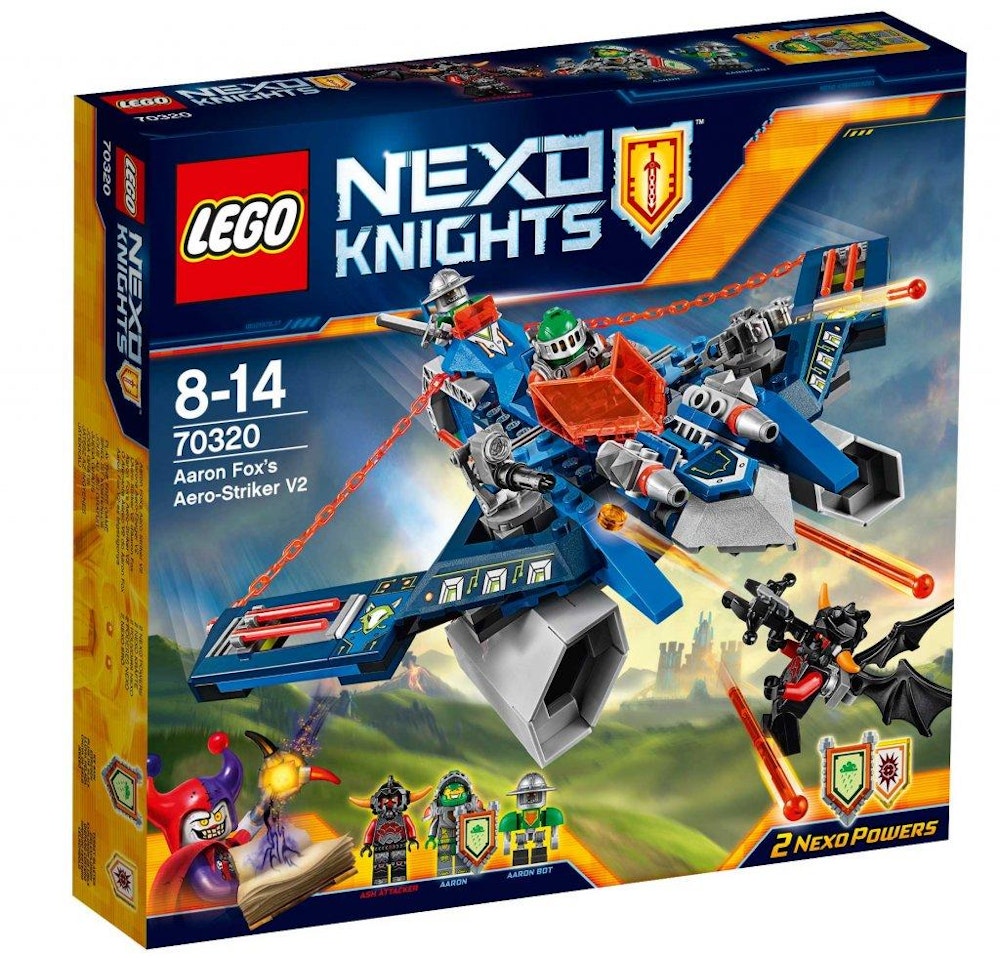 Lego Aaron Fox lufthuggare V2 8-14år Nexo Knights