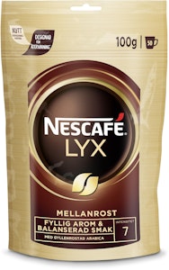 Nescafé Snabbkaffe Lyx Mellanrost 100g Nescafe