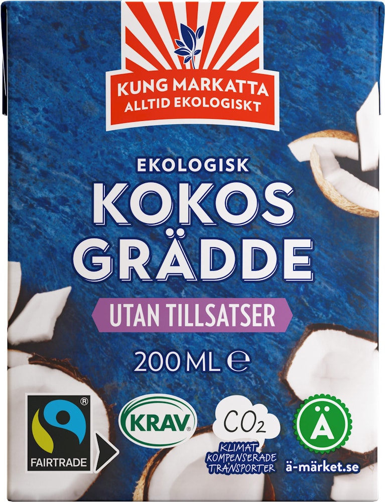 Kung Markatta Kokosgrädde KRAV/Fairtrade