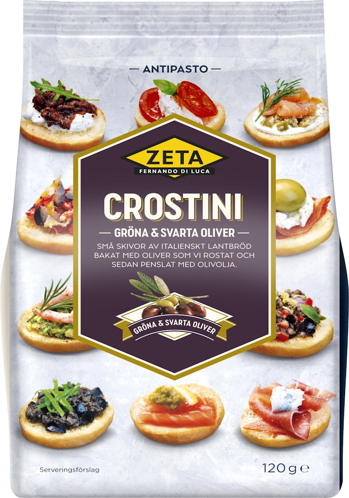 Zeta Crostini Med Oliver Zeta