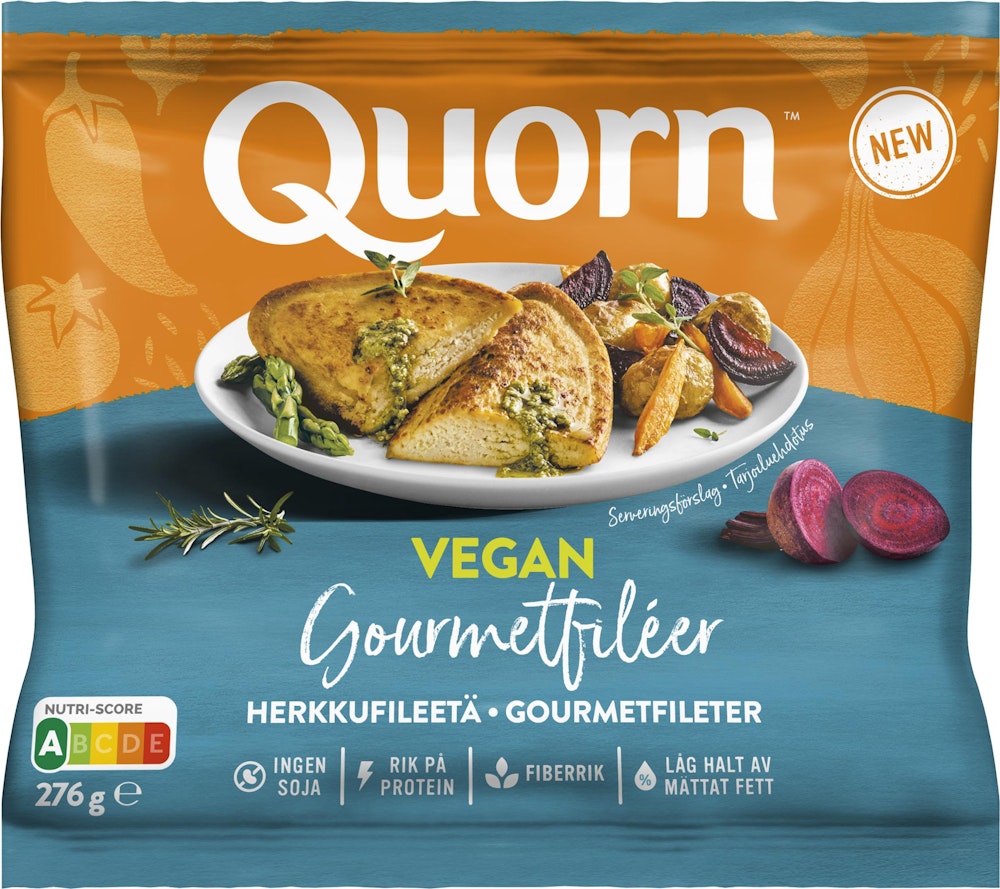 Quorn Fryst Gourmetfiléer Vegan Fryst Qourn