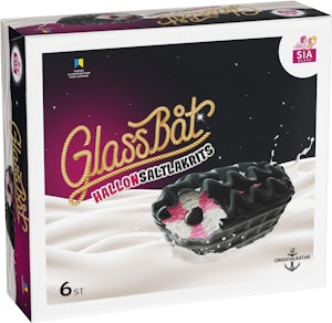 Glassbåt Hallon & Saltlakrits 6-P
