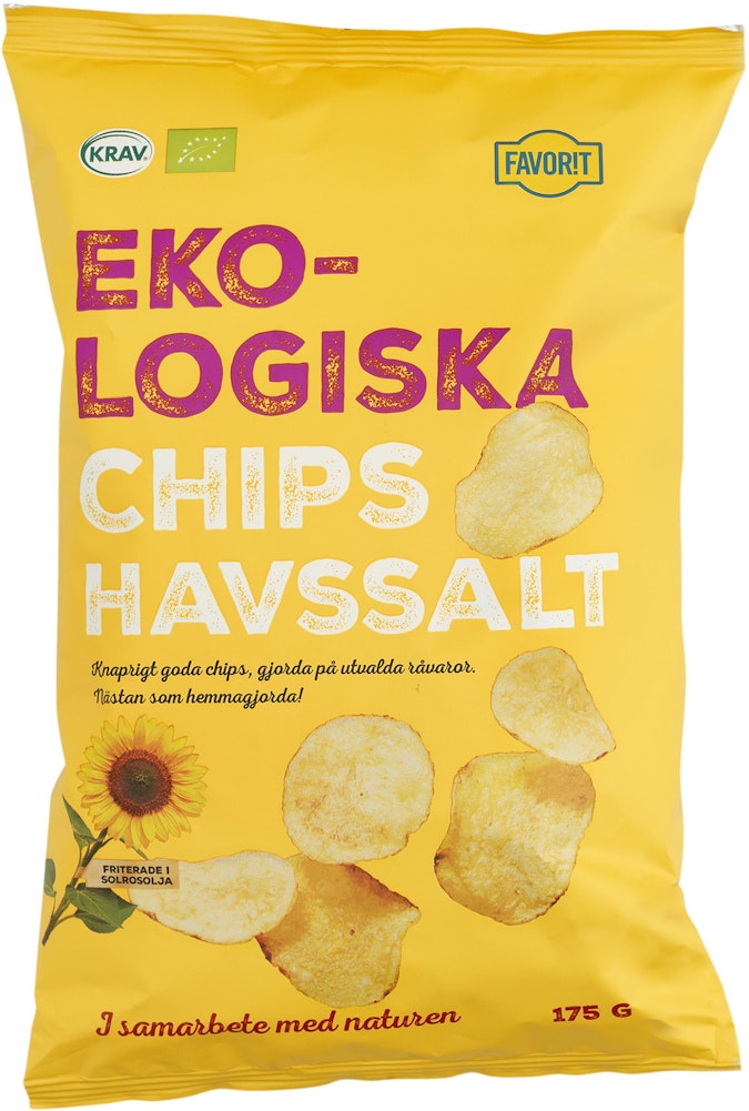 Favorit Chips Havssalt EKO/KRAV Favorit
