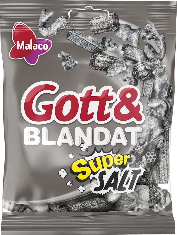 Malaco Gott & Blandat Supersalt Malaco