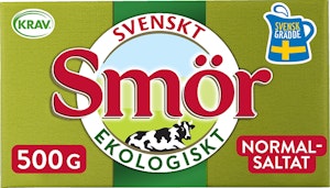 Svenskt Smör från Arla Smör Normalsaltat EKO/KRAV 82% 500g Svenskt Smör