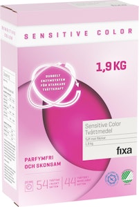 Fixa Tvättmedel Sensitive Color 1.9kg Fixa
