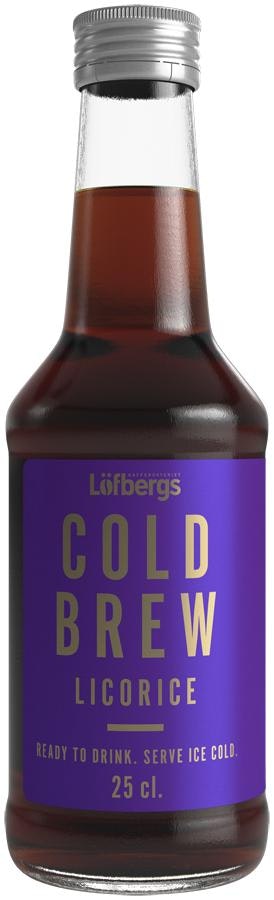 Löfbergs Kaffe Cold Brew Licorice Fairtrade Löfbergs