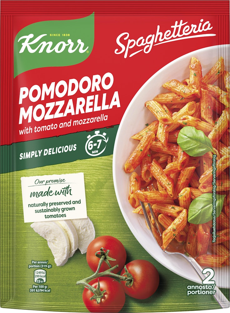 Knorr Spaghetteria Tomat Mozarella 2-p