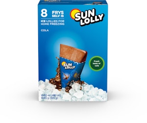 Sun Lolly Glass Cola 8-p Sun Lolly