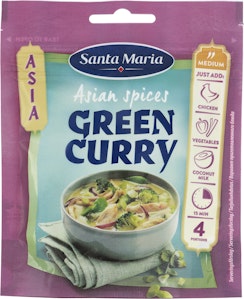 Santa Maria Green Curry Asian Spices 40g Santa Maria