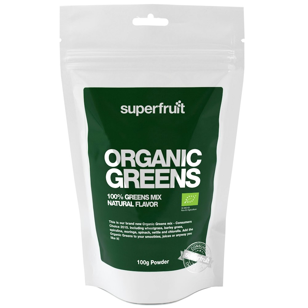 Superfruit Organic Greens Pulver EKO Superfruit