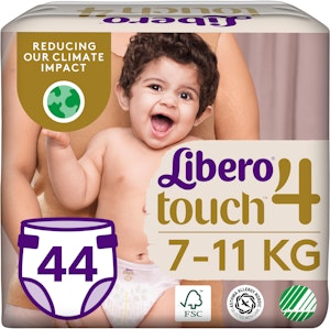 Libero Blöja Touch (4) 7-11kg 44-p Libero