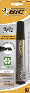 BIC Permanent Markeringspenna Svart Bic