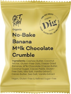 Get Raw No-Bake Banana M*lk Chocolate Crumble EKO 35g Get Raw