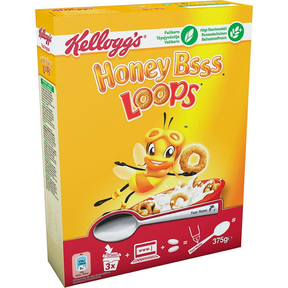 Kelloggs Honey Bsss Loops Kellogg's