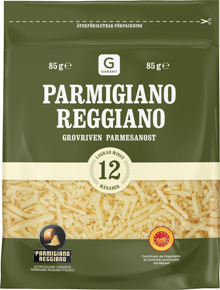 Garant Parmigiano Reggiano Grovriven 12M 85g Garant