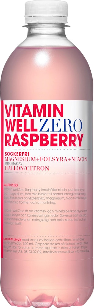 Vitamin Well Zero Raspberry
