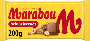 Marabou Chokladkaka Schweizernöt 200g Marabou