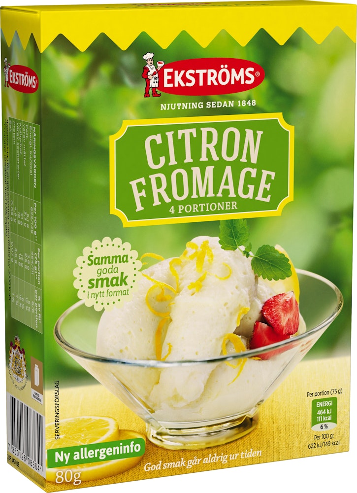 Ekströms Citronfromage 80g Ekströms