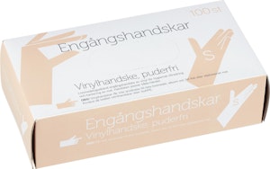 Fixa Engångshanske Vinyl Puderfri S 100-p Fixa