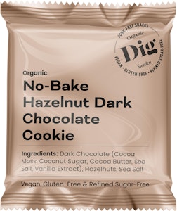Get Raw No-Bake Hazelnut Dark Chocolate Cookie EKO 30g Get Raw