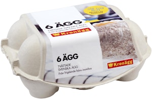 Kronägg Ägg Frigående 6-p M 348g Kronägg