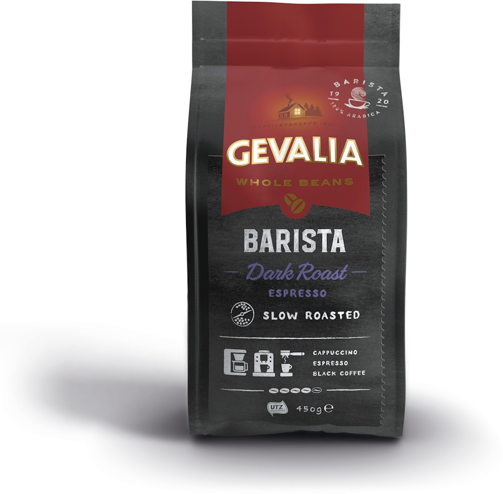 Gevalia Kaffebönor Barista Espresso Mörkrost 450g Gevalia