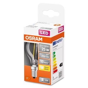 Osram Klotlampa LED 25W E14 1-p