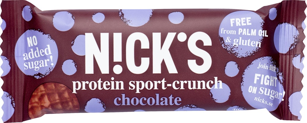 Nick´s Sport-Crunch Dubbel Choklad Nick's